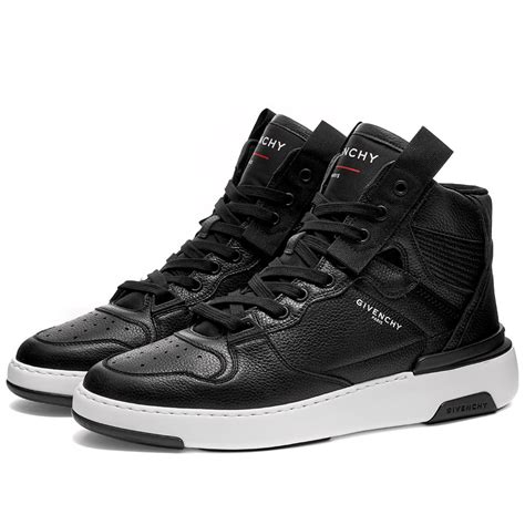 givenchy jaw sneaker black white|givenchy wing high top sneakers.